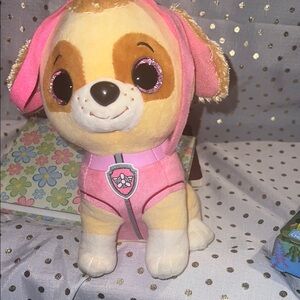 Pink and Tan Plush toy paw 🐾 patrol sky